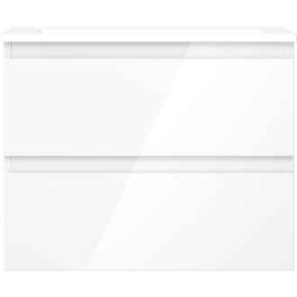 Mexen Orio szafka łazienkowa 60 cm z umywalką Otis, 2 szuflady, biała połysk - 91A10-06047-2-BFF00-W18M00