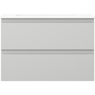 Kúpeľňová skrinka Mexen Orio 70 cm s umývadlom Otis, 2 zásuvky, matná šedá/matná biela - 91A10-07047-2-BFF62-W18M01