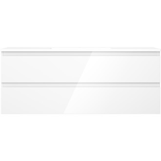 Mexen Orio szafka łazienkowa 120 cm z umywalką Otis, 2 szuflady, biała połysk - 91A10-12047-2-BFF00-W18M00