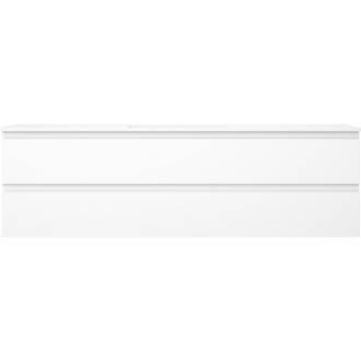 Kúpeľňová skrinka Mexen Orio 160 cm s umývadlom Otis, 2 zásuvky, matná biela - 91A10-16047-2-BFF01-W18M01