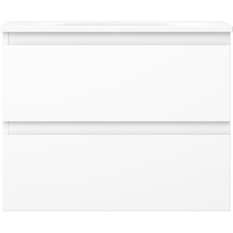 Kúpeľňová skrinka Mexen Orio 60 cm s umývadlom Vela, 2 zásuvky, matná biela - 91A10-06047-2-BFF01-W23M01