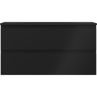 Kúpeľňová skrinka Mexen Orio 90 cm s umývadlom Vela, 2 zásuvky, matná čierna - 91A10-09047-2-BFF71-W23M71