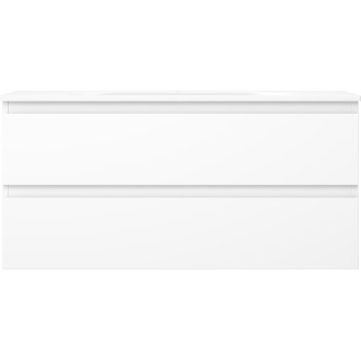 Kúpeľňová skrinka Mexen Orio 100 cm s umývadlom Vela, 2 zásuvky, matná biela - 91A10-10047-2-BFF01-W23M01