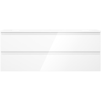 Kúpeľňová skrinka Mexen Orio 120 cm s umývadlom Vela, 2 zásuvky, lesklá biela - 91A10-12047-2-BFF00-W23M00