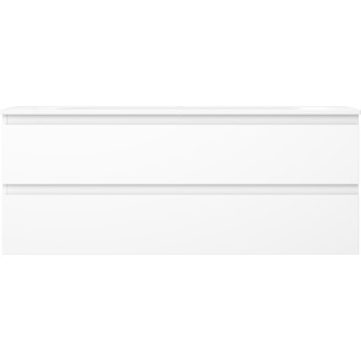 Kúpeľňová skrinka Mexen Orio 120 cm s umývadlom Vela, 2 zásuvky, matná biela - 91A10-12047-2-BFF01-W23M01