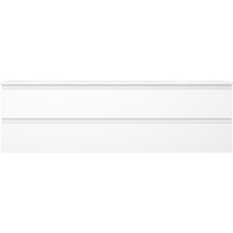 Kúpeľňová skrinka Mexen Orio 160 cm s umývadlom Vela, 2 zásuvky, matná biela - 91A10-16047-2-BFF01-W23M01