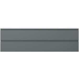 Kúpeľňová skrinka Mexen Orio 160 cm s umývadlom Vela, 2 zásuvky, grafit matný/biela matná - 91A10-16047-2-BFF66-W23M01