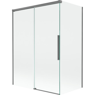 Mexen Rox 2-krídla posuvná vaňová zástena 120 + 70 x 150 cm, priehľadná, strieborná - 8C9-120-070-95-00
