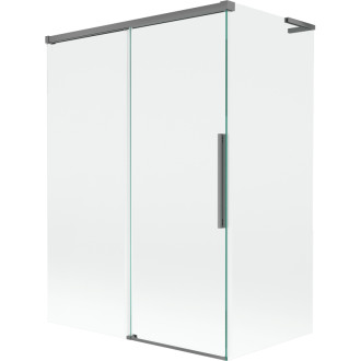 Mexen Rox L 2dielna posuvná vaňová zástena 120 + 70 x 150 cm, priehľadná, strieborná - 8C9L-120-070-95-00