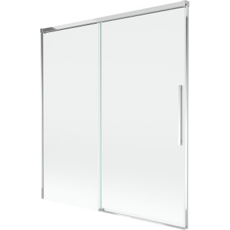 Mexen Rox 2-krídla posuvná vaňová zástena 150 x 150 cm, priehľadná, chróm - 8C9-150-001-01-00