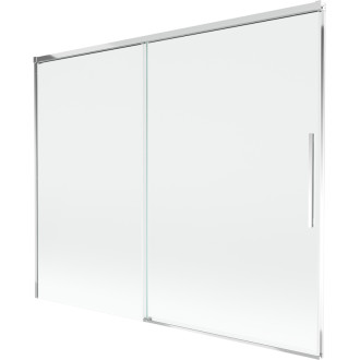 Mexen Rox 2-krídla posuvná vaňová zástena 190 x 150 cm, priehľadná, chróm - 8C9-190-001-01-00