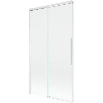 Mexen Rox 2dielna posuvná vaňová zástena 100 x 150 cm, priehľadná, biela - 8C9-100-001-20-00
