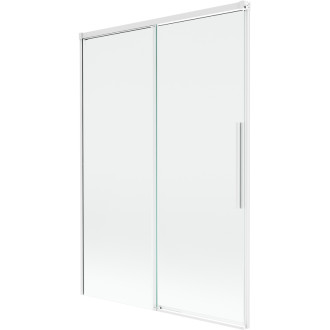 Mexen Rox 2dielna posuvná vaňová zástena 120 x 150 cm, priehľadná, biela - 8C9-120-001-20-00