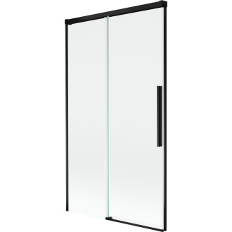Mexen Rox 2dielna posuvná vaňová zástena 100 x 150 cm, priehľadná, čierna - 8C9-100-001-70-00