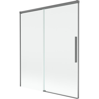 Mexen Rox 2dielna posuvná vaňová zástena 140 x 150 cm, priehľadná, strieborná - 8C9-140-001-95-00