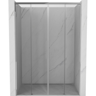 Posuvné sprchové dvere Mexen Rox 160 cm, priehľadné, chróm - 8C2-160-002-01-00
