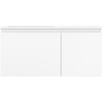 Kúpeľňová skrinka Mexen Orio 100 cm s umývadlom Otis vľavo, 1S, 1D, matná biela - 91A13-10047-3-BBFF01-W18L01