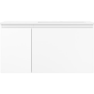 Kúpeľňová skrinka Mexen Orio 90 cm s umývadlom Otis pravé, 1S, 1D, matná biela - 91A13-09047-3-BBFF01-W18P01