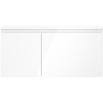 Kúpeľňová skrinka Mexen Orio 100 cm s umývadlom Otis pravá, 1S, 1D, biely lesk - 91A13-10047-3-BBFF00-W18P00