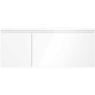 Kúpeľňová skrinka Mexen Orio 120 cm s umývadlom Otis pravá, 1S, 1D, biely lesk - 91A13-12047-3-BBFF00-W18P00