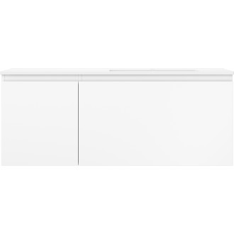 Kúpeľňová skrinka Mexen Orio 120 cm s umývadlom Otis vpravo, 1S, 1D, matná biela - 91A13-12047-3-BBFF01-W18P01
