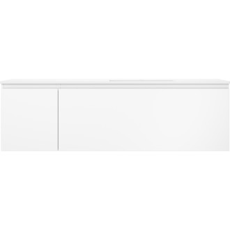 Kúpeľňová skrinka Mexen Orio 160 cm s umývadlom Otis vpravo, 1S, 1D, matná biela - 91A13-16047-3-BBFF01-W18P01