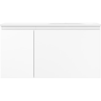 Kúpeľňová skrinka Mexen Orio 90 cm s umývadlom Vela pravá, 1S, 1D, matná biela - 91A13-09047-3-BBFF01-W23P01