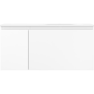 Kúpeľňová skrinka Mexen Orio 100 cm s umývadlom Vela pravá, 1S, 1D, matná biela - 91A13-10047-3-BBFF01-W23P01
