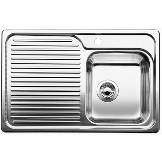 Blanco CLASSIC 40 S 511124 drez s odkvapom, drez vpravo nerez hodvábny lesk drez vstavaný
