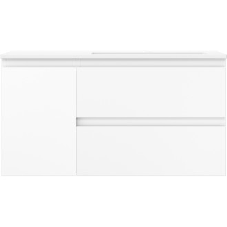 Kúpeľňová skrinka Mexen Orio 90 cm s umývadlom Otis pravé, 2S, 1D, matná biela - 91A13-09047-3-BBFFF01-W18P01