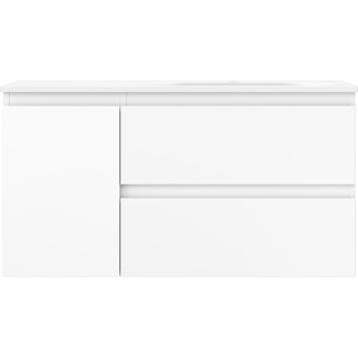 Kúpeľňová skrinka Mexen Orio 90 cm s umývadlom Vela pravá, 2S, 1D, matná biela - 91A13-09047-3-BBFFFF01-W23P01