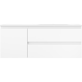 Kúpeľňová skrinka Mexen Orio 120 cm s umývadlom Vela pravá, 2S, 1D, matná biela - 91A13-12047-3-BBFFFF01-W23P01
