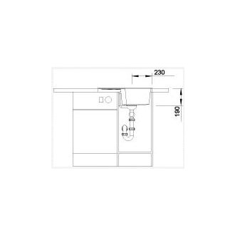 Blanco ZIA 40 S Silgranit šedá vulkan oboustranné provedení