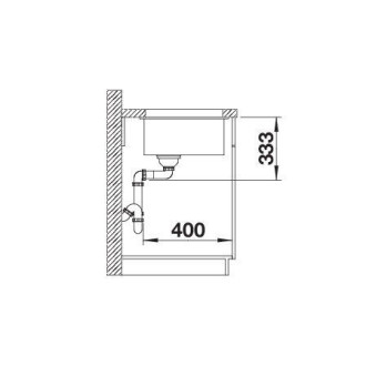 Blanco Rotan 700 U Silgranit šedá vulkán, bez táhla