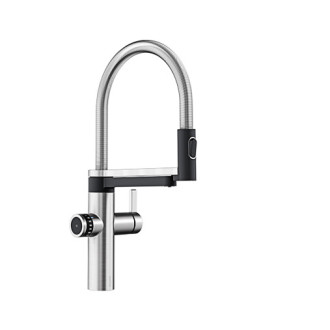 Blanco EVOL-S Pro baterie s funkcí odměřování včetně filtračního systému PVD Steel 526311