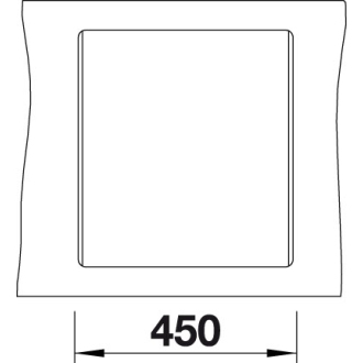 Blanco DALAGO 45-F 517167 jednodrez bez odkvapu aluminium drez do roviny