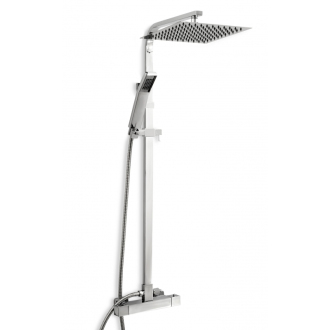 Rea Sprchový set s batériou termost a hlavovou sprchou UltraSlim 20 Milan REA-P0222