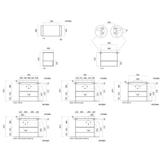 NUBES nábytková nožička, výška 162mm, pre konštrukciu MSAN80N/100N, čierna
