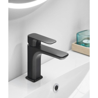 SPY stojanková umývadlová batéria, čierna mat