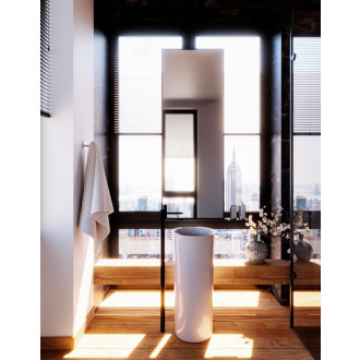 THE NEW YORKER keramické umývadlo voľne stojace, 40x89x40cm, biela