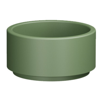 OKE keramické umývadlo na dosku, Ø 30 cm, verde mat