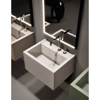 KANAAL keramické umývadlo 60x46, 5cm, verde mat