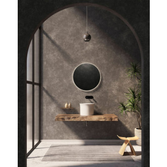 THE NEW YORKER keramické umývadlo na dosku vysoké, priemer 40cm, biela mat