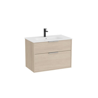 Kúpeľňová skrinka s umývadlom Roca Optica 79x58x45, 5 cm svetlý dub OPT802ZJ