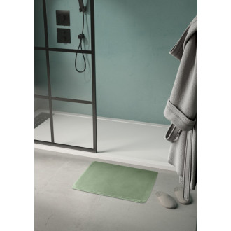 FUZZY kúpeľňová predložka, 60x100cm, 100% polyester, protišmyk, zelená