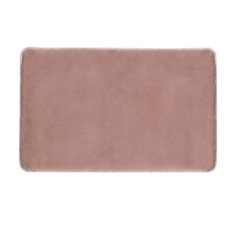 FUZZY kúpeľňová predložka, 60x100cm, 100% polyester, protisklz, ružová