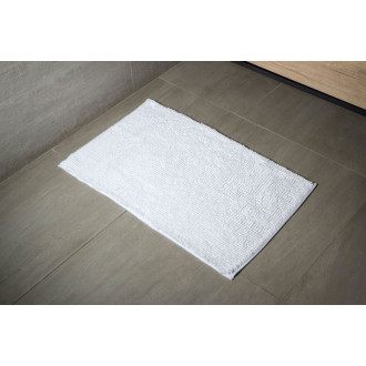 CHENILL kúpeľňová predložka 50x80cm, 100% polyester, biela