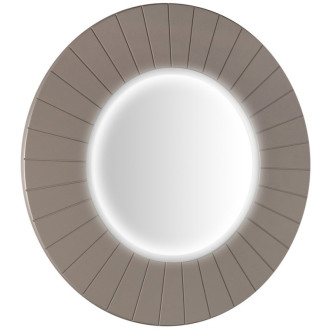 LUMIRO STRIP okrúhle zrkadlo s LED osvetlením v ráme ø 90cm, agila