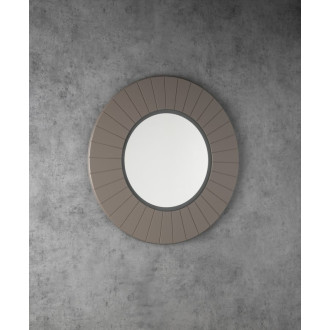 LUMIRO STRIP okrúhle zrkadlo s LED osvetlením v ráme ø 90cm, agila