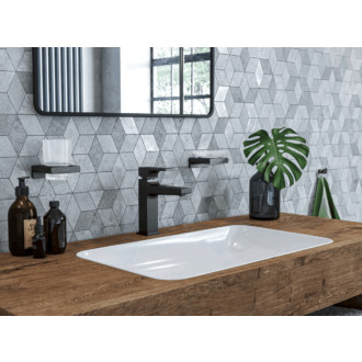 Háček Hansgrohe AddStoris kartáčovaný černý chrom 41742340